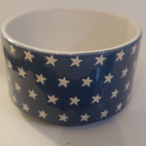 Little patriotic dish blue w/ stars